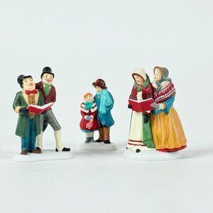 Heritage Village Collection Christmas Carolers Figurine Set Of 3 Hand-Painted Ho